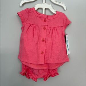 Carter's 3 pc Bright Pink Baby Set